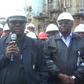 Minister of State for Petroleum Resources, Heineken Lokpobiri (middle with mic); NNPCL Group CEO, Mele Kyari (to his immediate right); and other officials during an inspection of the Kaduna Refinery on Saturday, October.