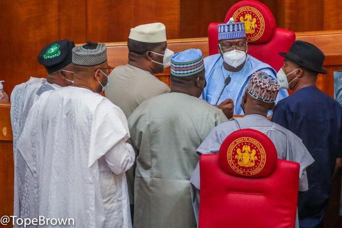 Nigerian senators [Tope Brown]
