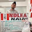 The South African arrested with illicit drugs. [Facebook:NDLEA]