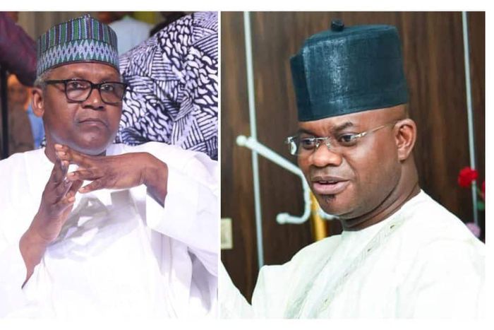 Dangote and Kogi State governor