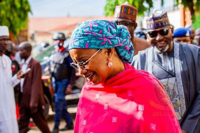 APC governorship candidate in Adamawa State, Aisha Binani. [Twitter:@realaishabinani]