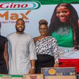 GBfoods awards a winner at the My Food By Hilda Prize Giving ceremony with a one year supply of two of its flagship brands, Gino and Bama Mayonnaise.