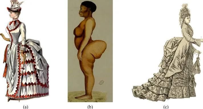 Having a big butt was fashionable for British women at the time [1Library]