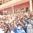 Governor Babajide Sanwo-Olu surrounded by students (NAN)