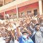 Governor Babajide Sanwo-Olu surrounded by students (NAN)
