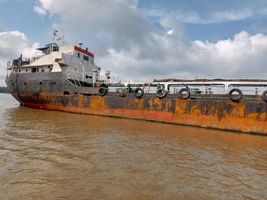 The vessel carried 800,000 litres stolen crude Oil in the Escravos area of Delta State. [Tribune Online]