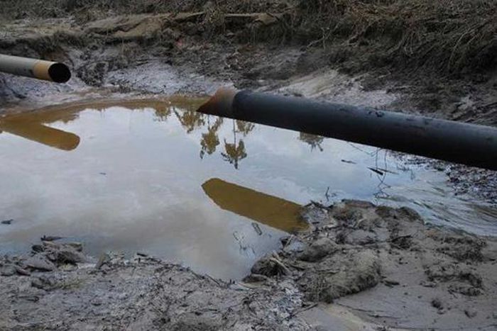 Image of a vandalised pipeline used for illustration [Punch]