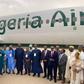 Hadi Sirika displayed a Nigeria Air plane three days before the end of the Muhammadu Buhari administration [Presidency]