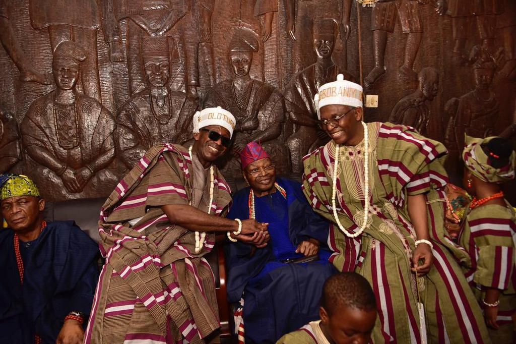 Former Kaduna State Governor, Nasir El-Rufai, bags historical chieftaincy title from Awujale of Ijebuland [Twitter:@KadunaToday]