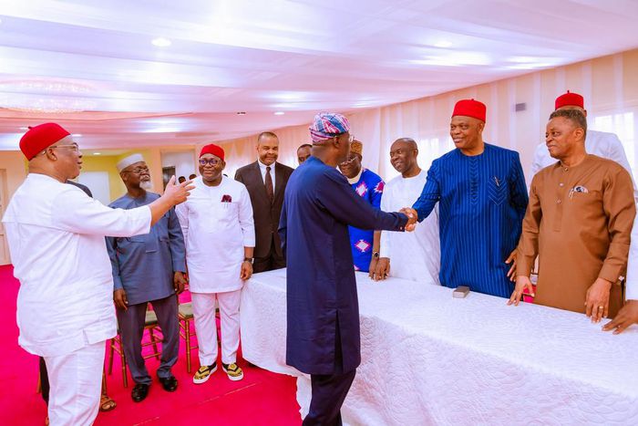 Governor Babajide Sanwo-Olu and his Imo State counterpart, Hope Uzodimma. [Twitter:@Hope_Uzodimma1]