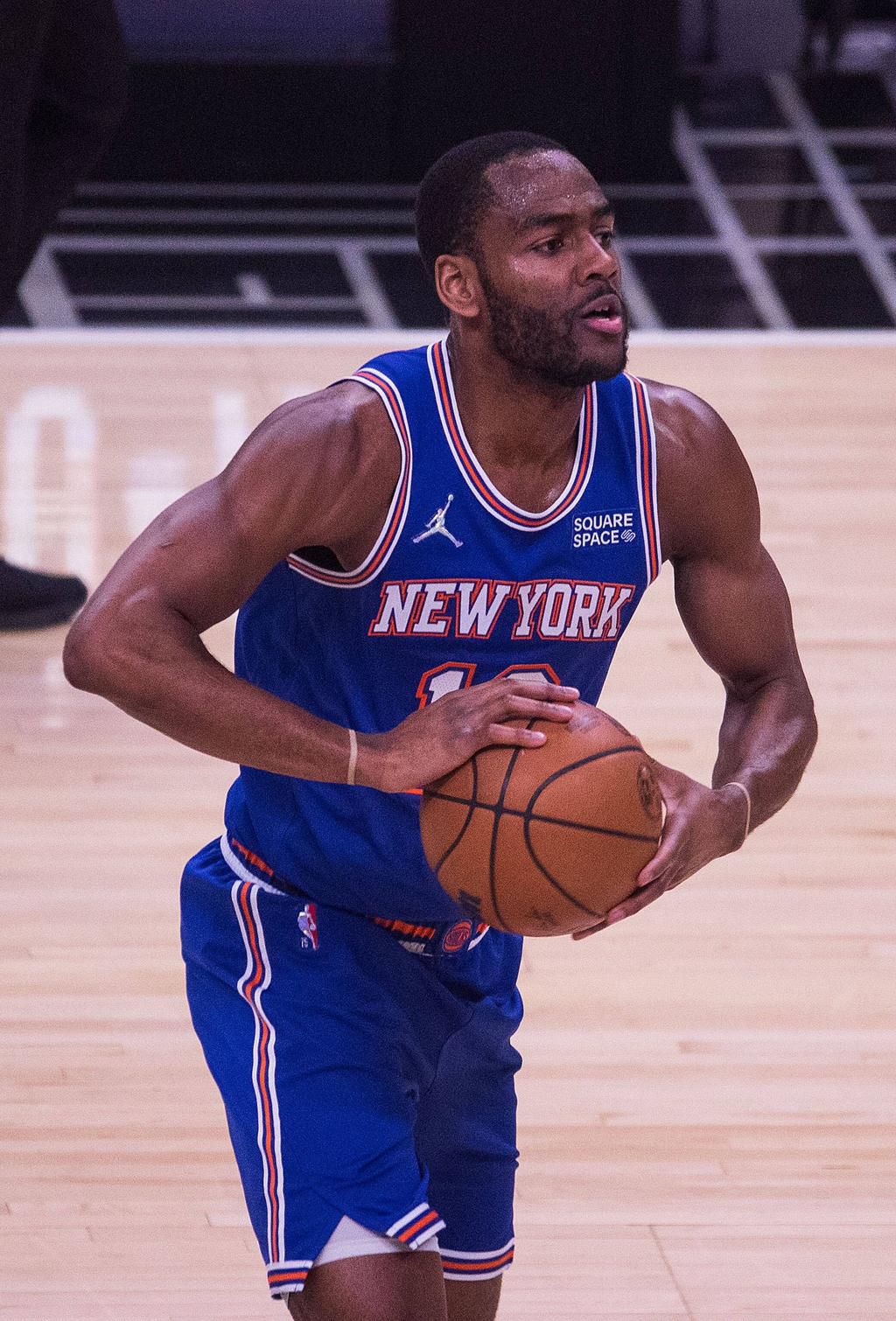 New York Knicks Player in an Nba game