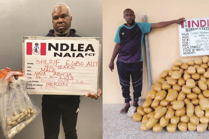 Paris-bound ‘businessman’ excretes 93 wraps of heroin at Abuja airport  [Facebook:NDLEA]