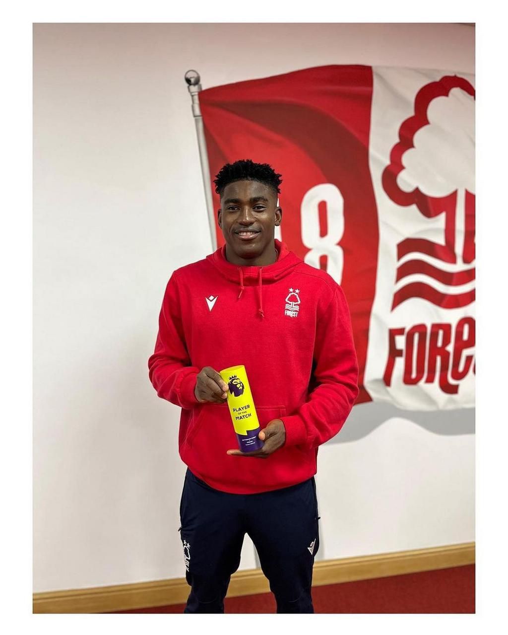 Awoniyi was voted Man of the Match by the fans for his performance by the Nottingham Forest fans on social media.