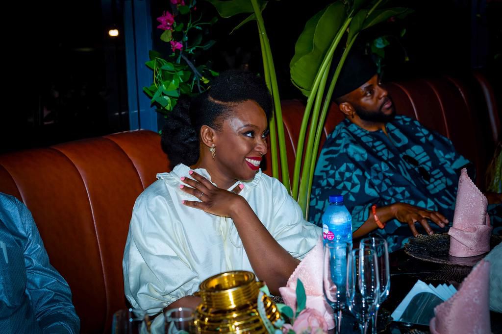 VFD Group hosts Chimamanda Adichie to an exclusive dinner after successful book launch 'Mama’s Sleeping Scarf' at HEREL Play