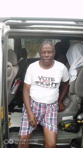 His Highness, Amos Poubinafa, Traditional Ruler of Tungbo town in Sagbama Local Government Area, Bayelsa, sleeps in his car as flood ravages palace, community pix by NAN
