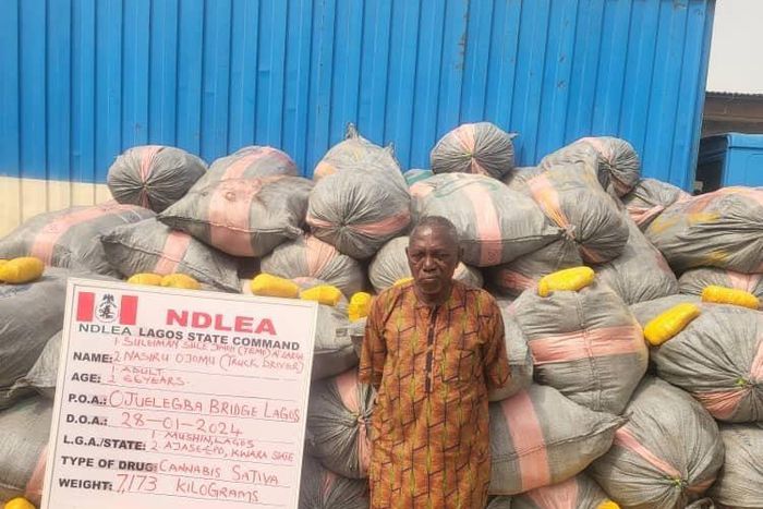 NDLEA intercepts 14.5 tons of Ghanaian loud linked to wanted Mushin drug baron [Facebook:NDLEA]