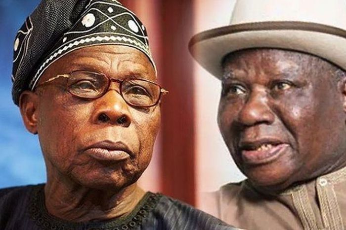 Olusegun Obasanjo and Edwin Clark (Business day)