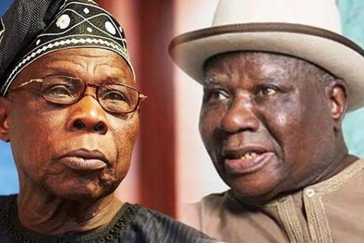 Olusegun Obasanjo and Edwin Clark (Business day)