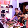 Customers making purchases at the opening of the Lagos Leather Fair 2023.