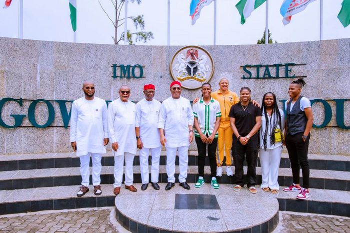 Uzodimma blesses Imo-born Super Falcons players with land, cash gifts,