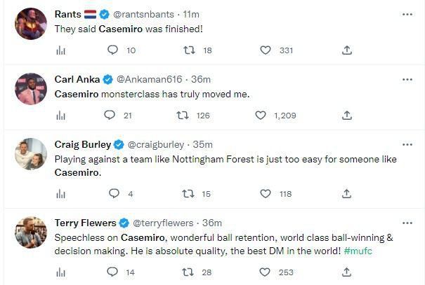 Social Media Reactions/Manchester United vs Nottingham Forest