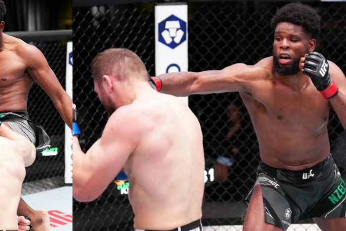 Kennedy Nzechukwu defeated Moldovan Ion Cuțelaba in a UFC Light heavyweight bout
