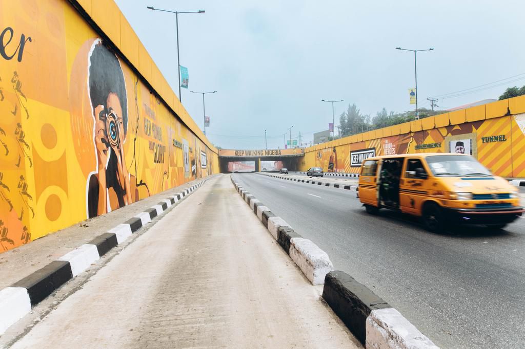 Johnnie Walker encourages Nigerians to keep walking with Maryland's Independence Tunnel revamp.