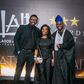 Dolapo Ogunbambo, COO, of Insight Publicis; Oluwaseyi Layade, COO, of Leo Burnett; and Dr Tayo Oyedeji, Group CEO, of Insight Redefini Group, after the group received the highest number of awards, at the LAIF Awards ceremony on Saturday