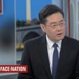 Chinese Ambassador to the U.S. Qin Gang on "Face the Nation" on Sunday, March 20, 2022.