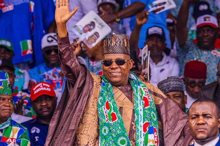 APC Vice Presidential candidate, Kashim Shettima. [Twitter:Sharksawn]