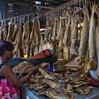 Stockfish seller in Oyingbo market, Lagos (Vanguard)