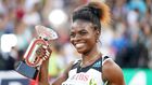 Amusan successfully defended her Diamond league title. Chai v.d. Laage/IMAGO Images
