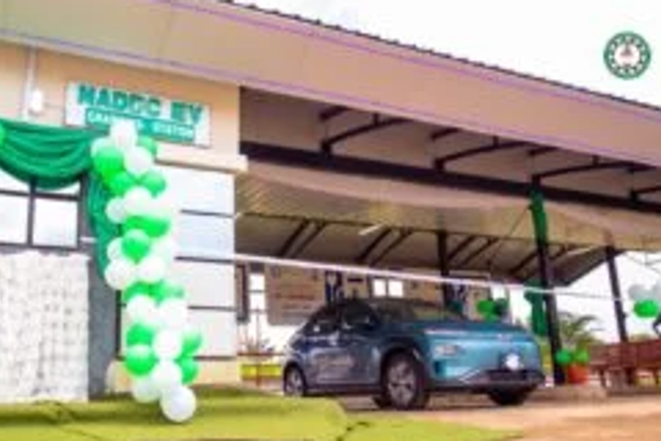 NADDC inaugurates solar powered electric vehicle charging station in UNN
