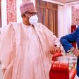 President Muhammadu Buhari meets for the first time, the new Chairman of Economic and Financial Crimes Commission (EFCC), Mr Abdulrasheed Bawa at Aso Vila in Abuja. [Presidency]