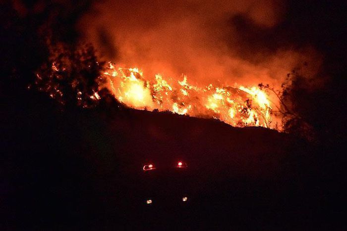 A past fire incident (Twitter)