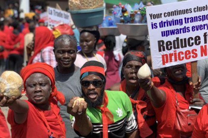 Ghana's protest