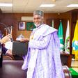 Hidayet Bayraktar, Türkish Ambassador to Nigeria with Foreign Affairs Minister, Yusuf Maitama Tuggar  [Twitter:@YusufTuggar]
