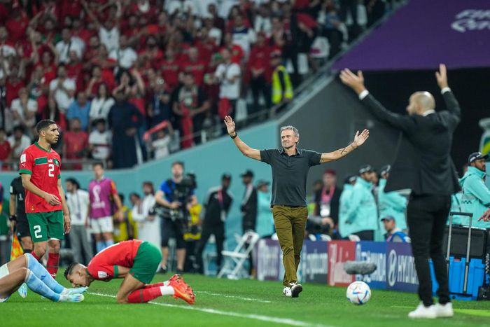 Morocco came through a gruelling 120 minutes against Spain to progress (IMAGO/NurPhoto)