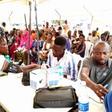 Residents of Alagutan community, Ajah Lagos State, receiving medical services at HAF outreach on Saturday in Lagos.