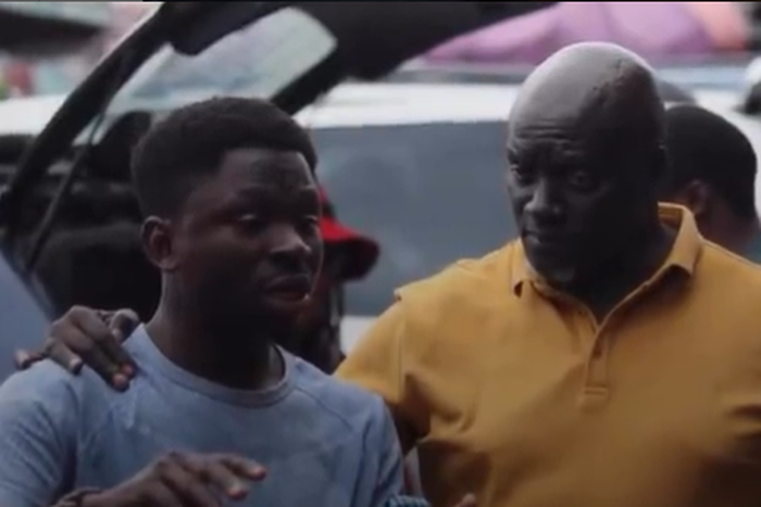 Steve Gukas alongside the director of A Father's Love Sebastian Ukwa [Instagram/nativefilmwx]