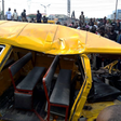 Scores killed as container falls on vehicles in Lagos.