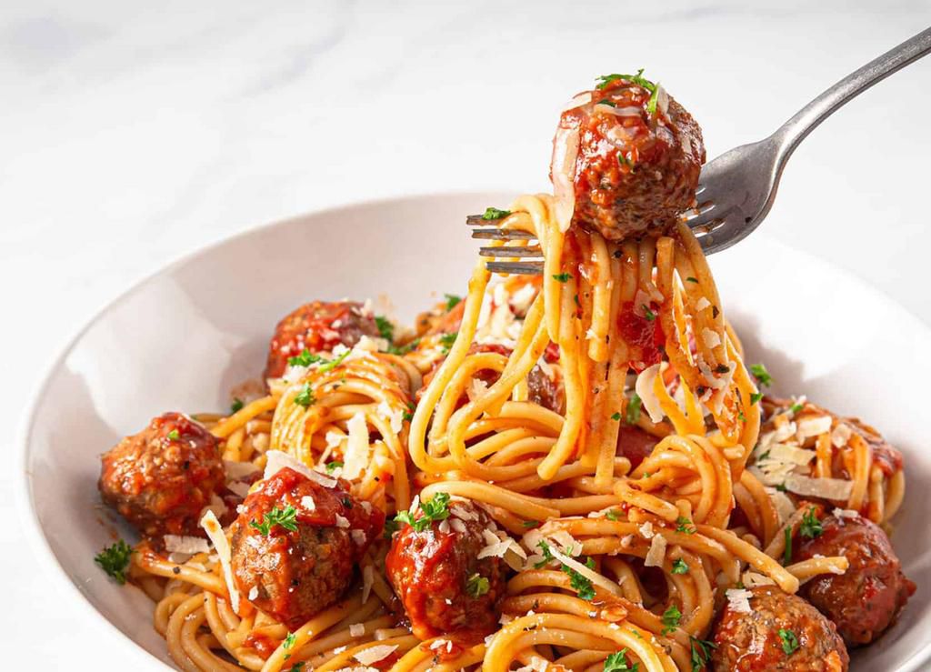 Spaghetti and meatballs [pressurecookrecipes]