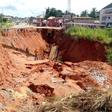 Gully erosion threatens 350 buildings, stadium; cuts federal road in Anambra