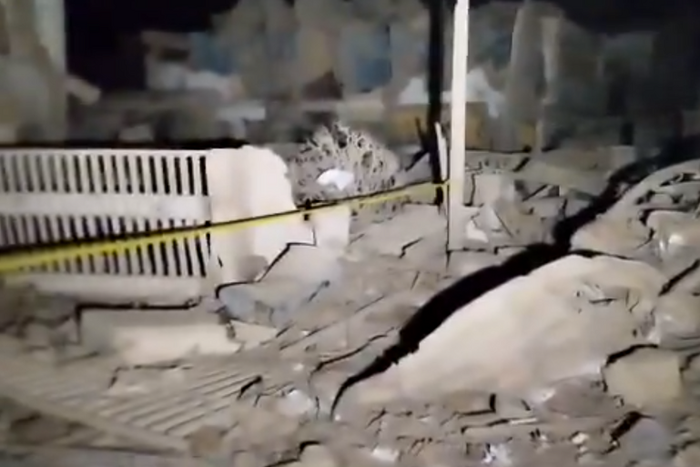 Houses affected by the explosion in Ibadan, Oyo State on Tuesday, January 16,, 2024 [Twitter/@DrOlufunmilayo]