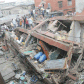 The collapsed building in Lagos