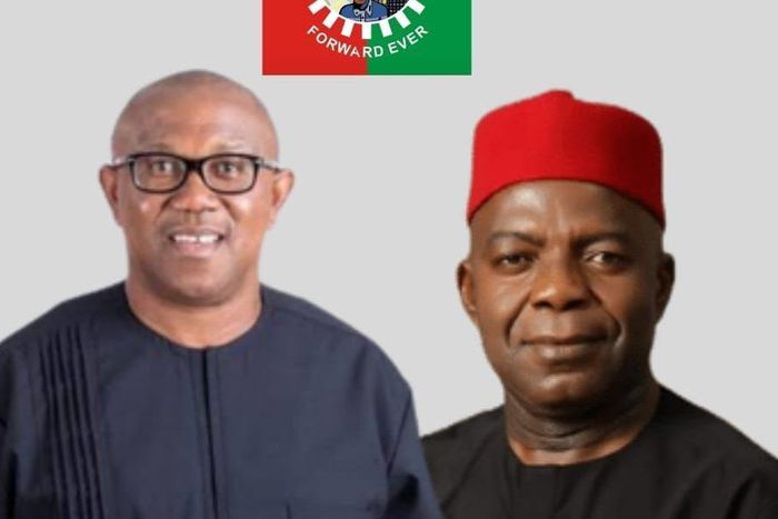 The Labour Party Presidential candidate, Peter Obi and the Abia State governor-elect, Alex Otti. (TheSun)