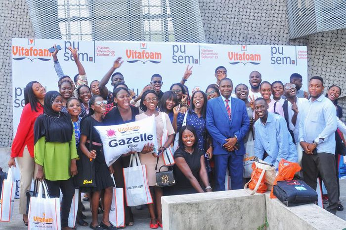 A cross section of students and invited guests at the Vitafoam Polyurethane Seminar held at the University of Lagos