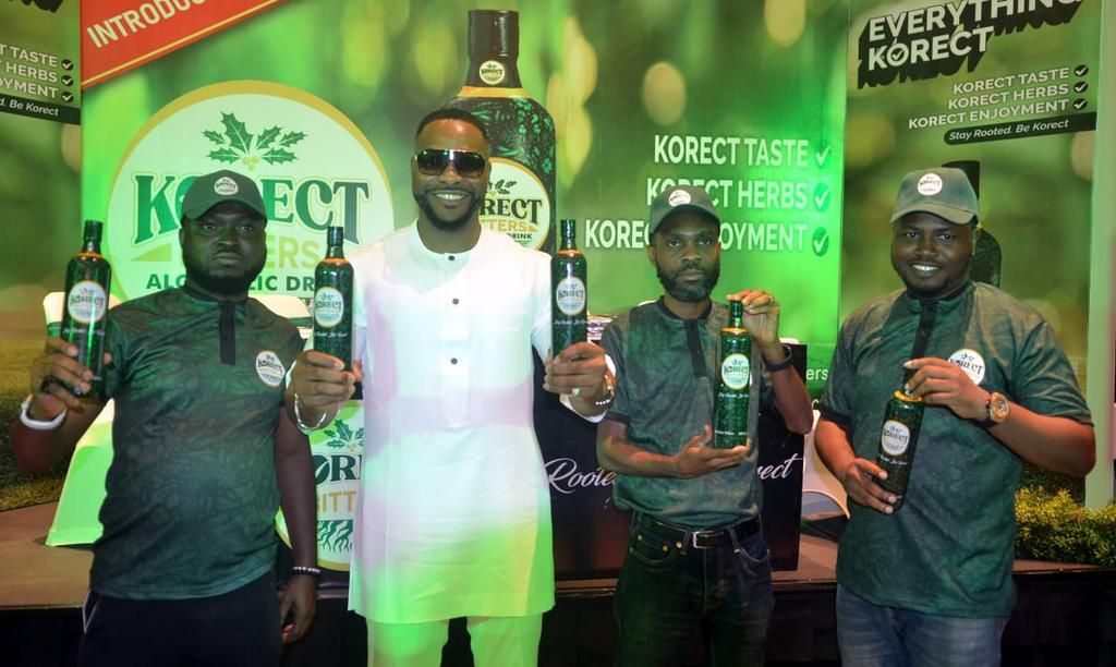 From left: Amarachukwu Esinna, Brand Manager, 7even Interactive; Gbemileke Lawal, Marketing Manager Fountain Head, SBU Grand Oak Limited; Bolanle Ninalowo, Brand Ambassador, Korect Bitters; Olubusuyi Olofin, Director, Fountain Head SBU, Grand Oak Limit...