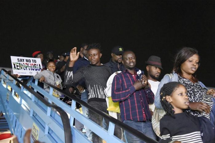 Last week nearly 200 other Nigerians were repatriated aboard a specially chartered plane following the violence that rocked Johannesburg and surrounding areas