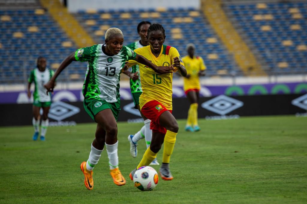 Ngozi Okobi-Okeoghene (13) was Nigeria's stand-in captain at the 2022 Women's Africa Cup of Nations whenever senior players Onome Ebi and Rita Chikwelu, were absent [Photo: IMAGO/Tobi Adepoju]